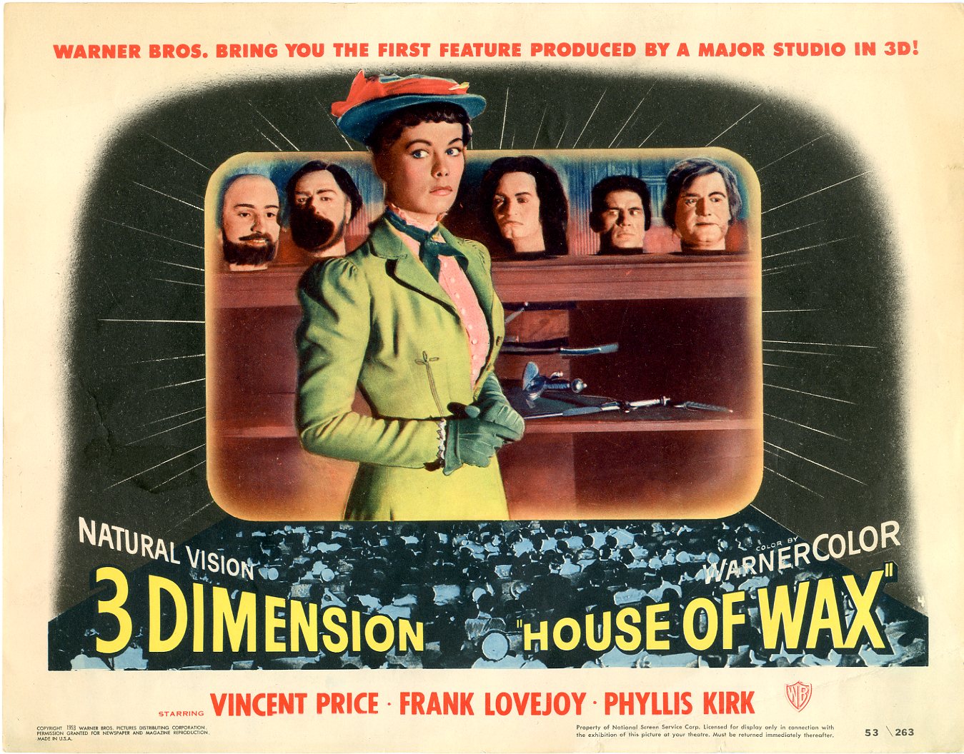3 Dimension House Of Wax 1953 - Primary