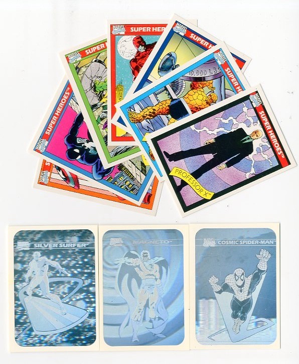 1990 Marvel Trading Cards Sold Details Four Color Comics