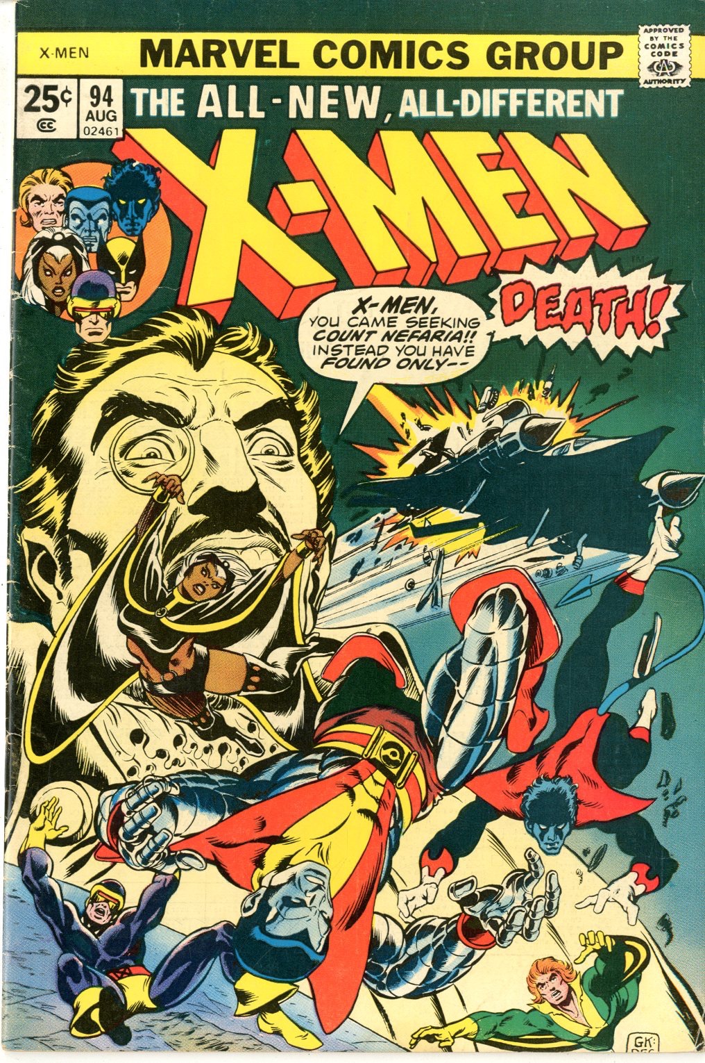 XMEN / Issue 94 Sold Details Four Color Comics