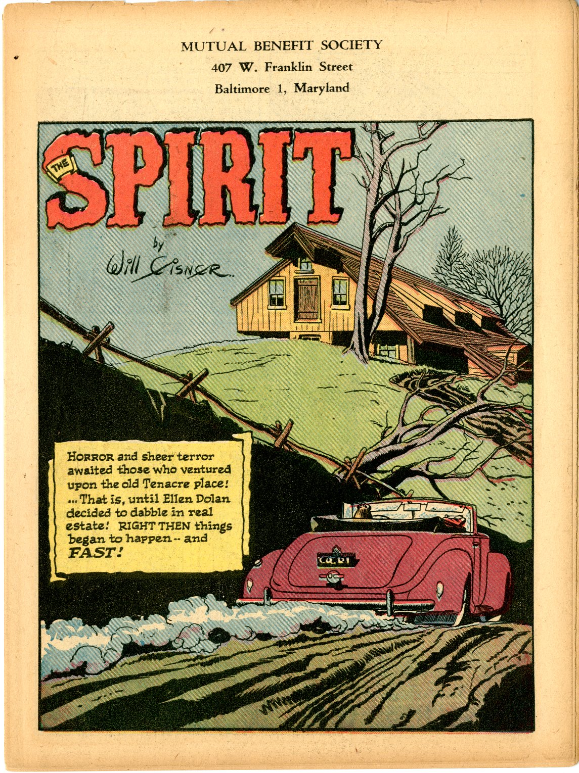 SPIRIT SECTION | Sold Details | Four Color Comics