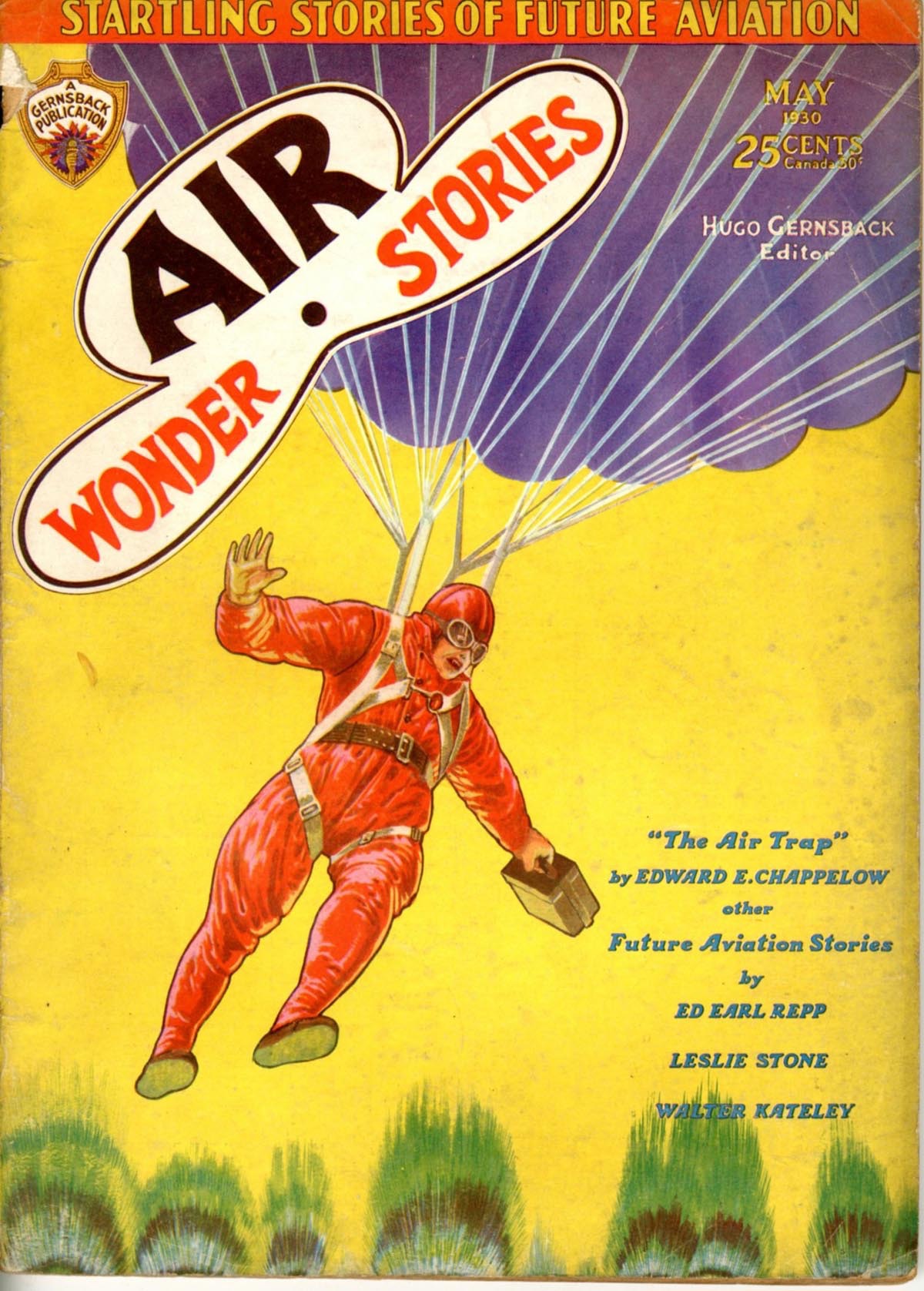 Air Wonder stories (журнал). Air Wonder stories и amazing stories. Air wonder