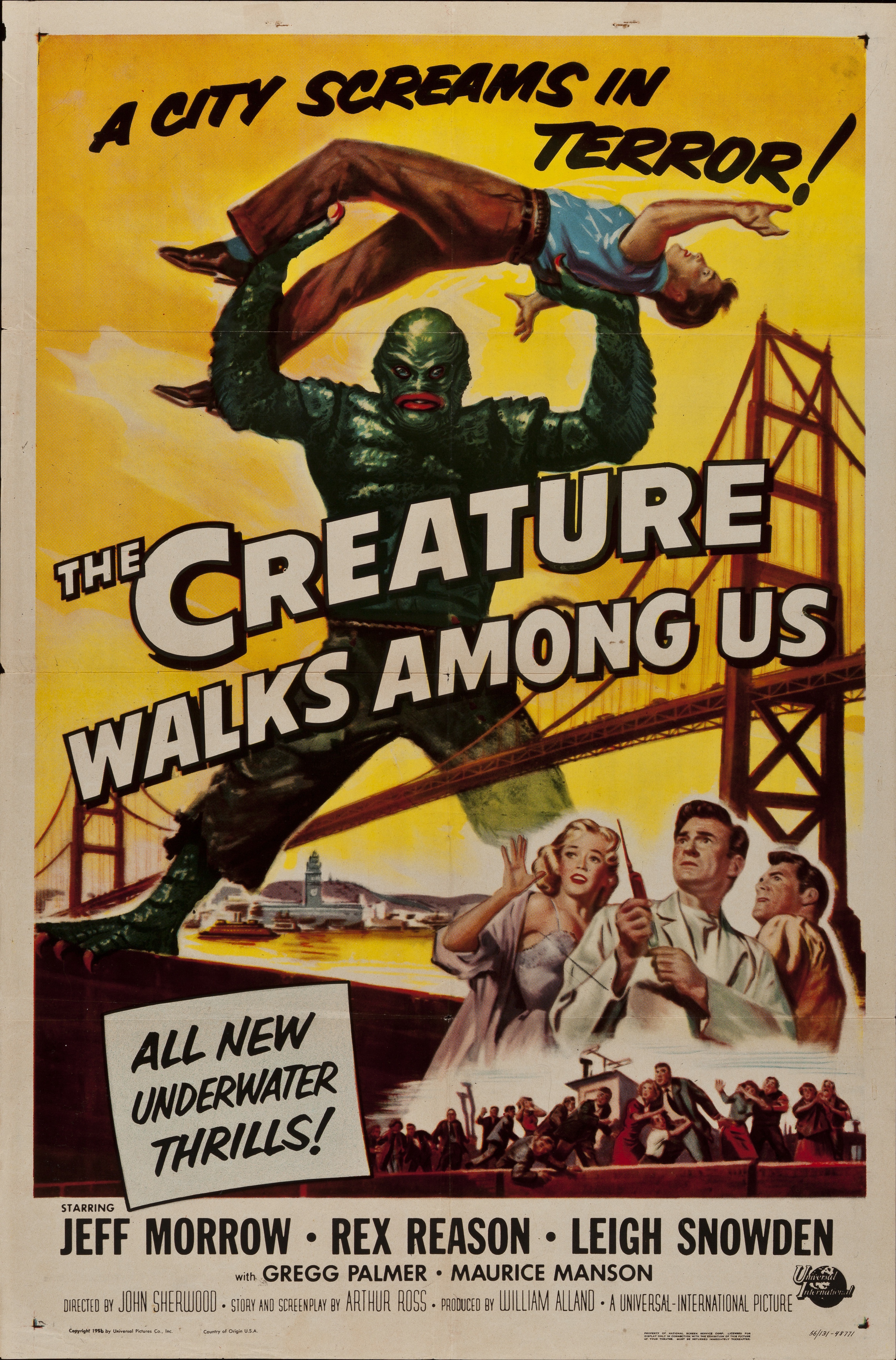 Creature Walks Among Us 1956 - Primary