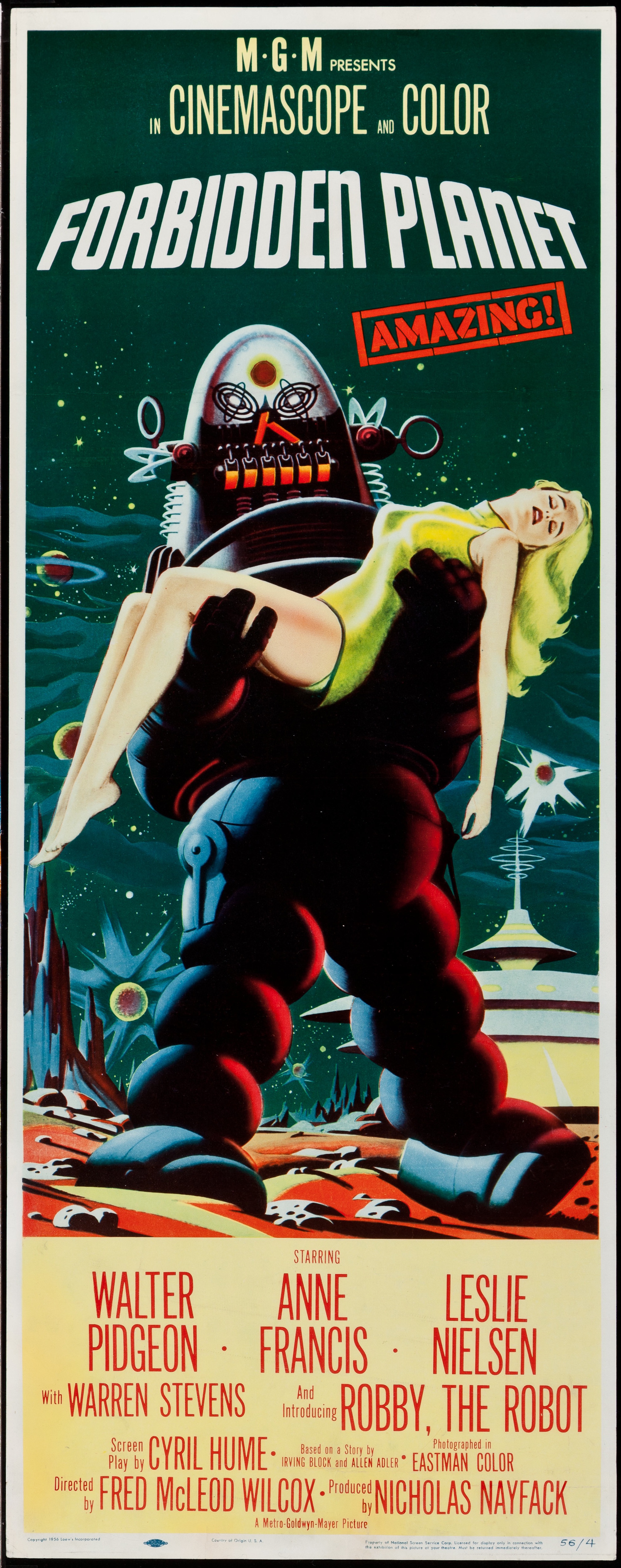 Forbidden Planet 1956, Sold Details