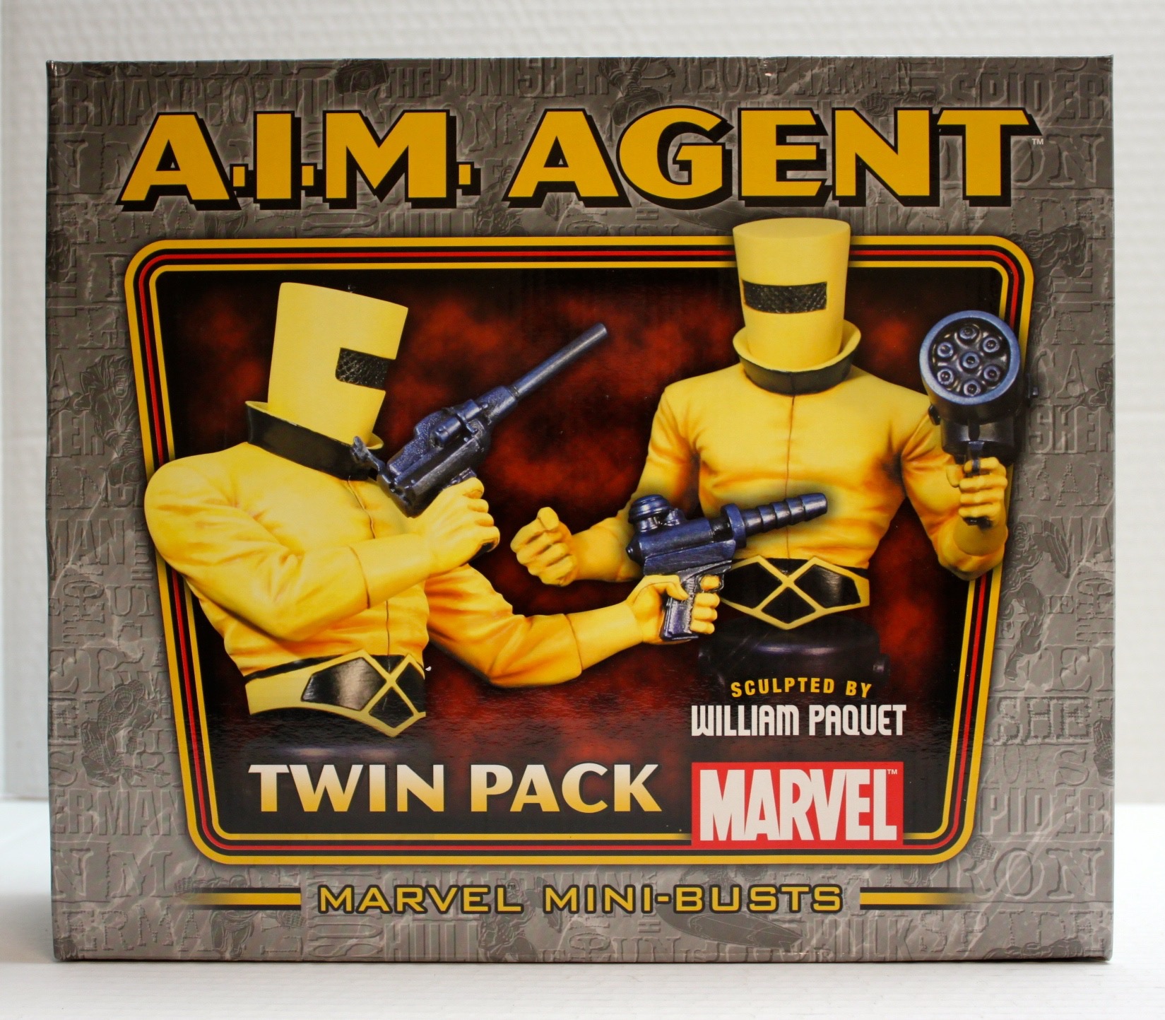 Aim Agents Busts Sold Details Four Color Comics