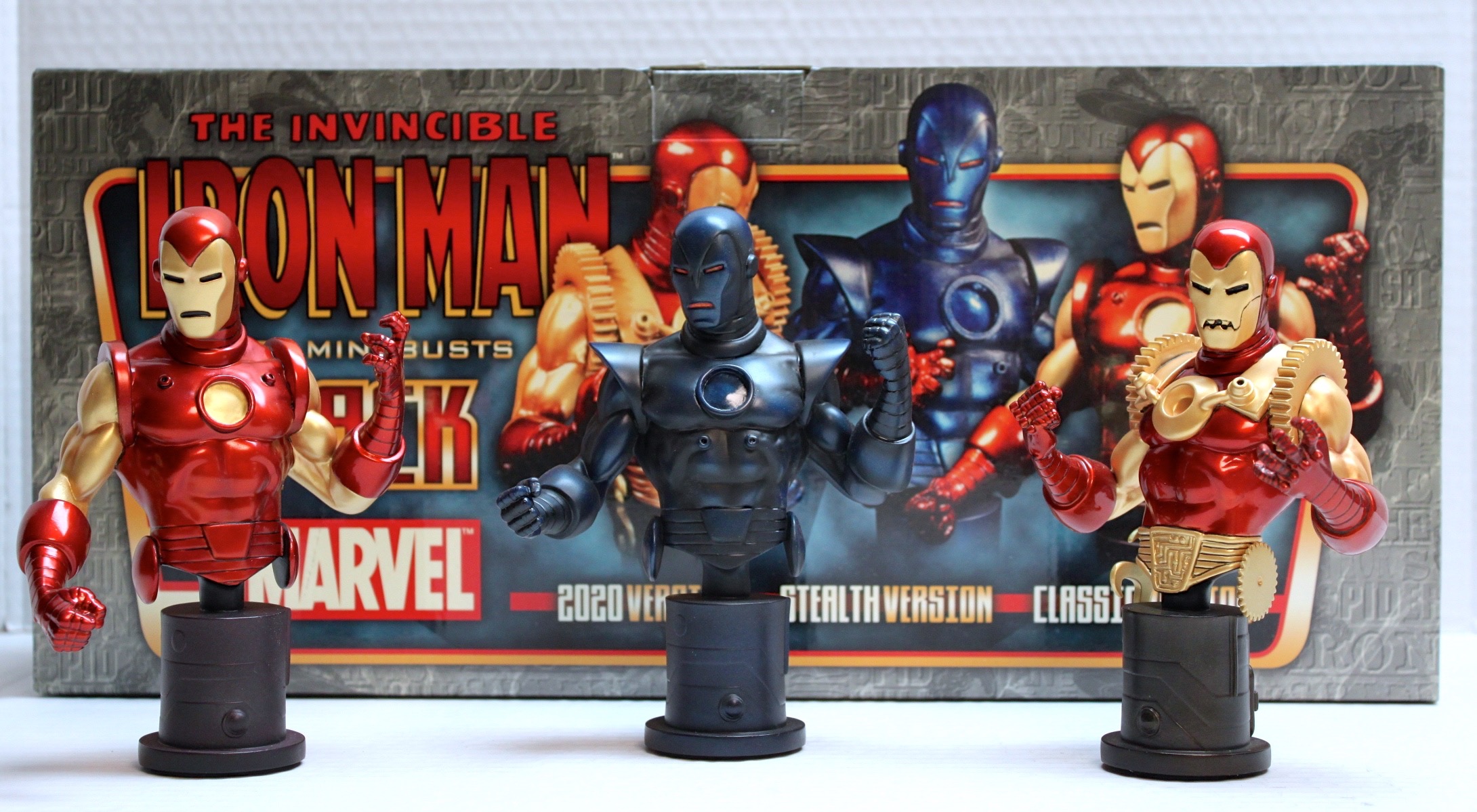 Bowen Designs Iron Man 3 pack mini busts set | Sold Details