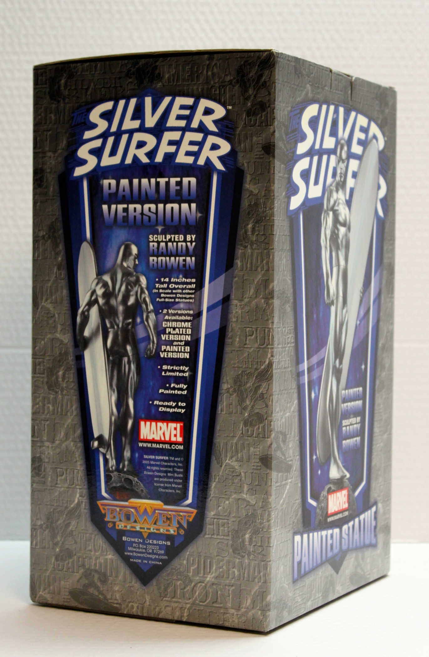 Silver Surfer Statue Full Size Custom 1/4 Scale Silver Surfer