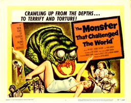 Monster That Challenged The World   1957 
8 Lobby Card Set  - Primary
