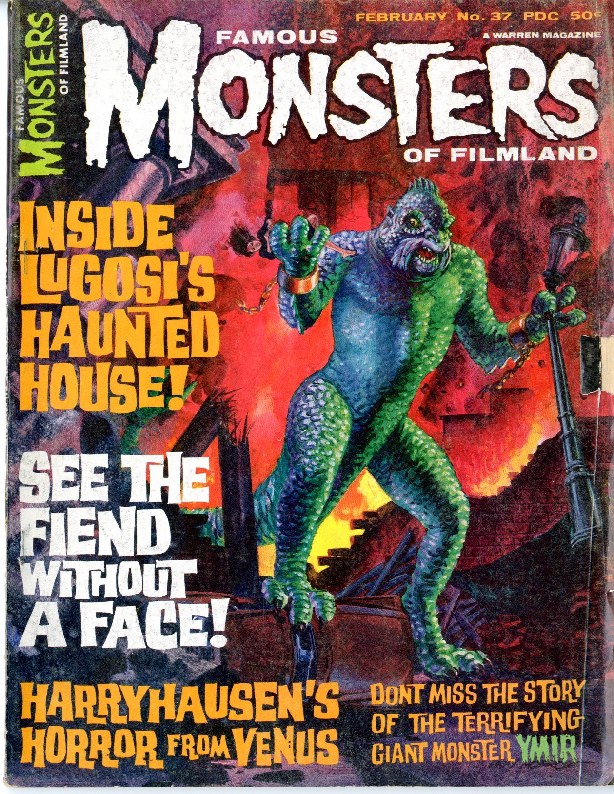 Vintage Feb 1966 Famous Monsters of Filmland Issue #37 | eBay