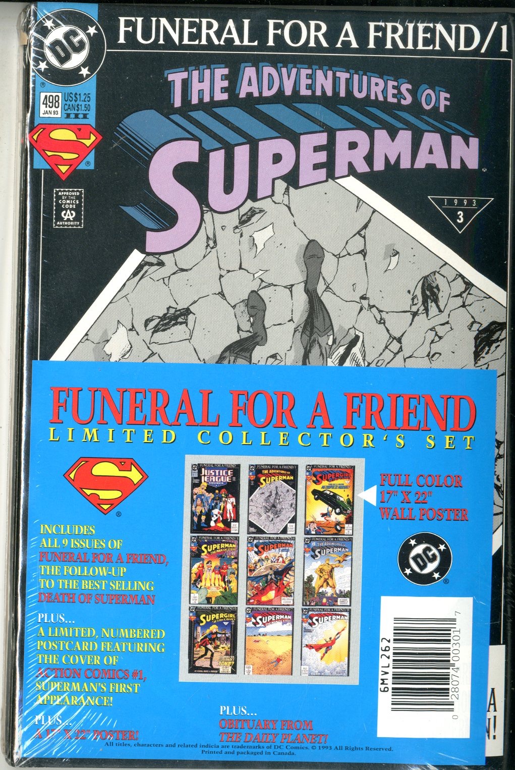 Adventures Of Superman  Sealed Lot Of 9 Comics - Primary