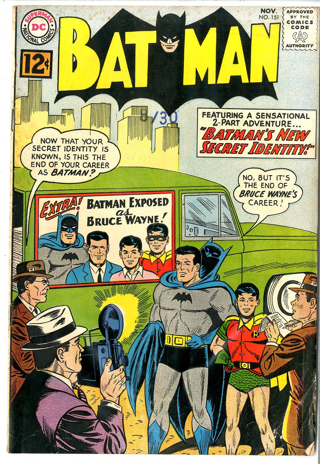 Batman / Issue #151 | Comics Details | Four Color Comics Batman / Issue #151 | Comics Details | Four Color Comics