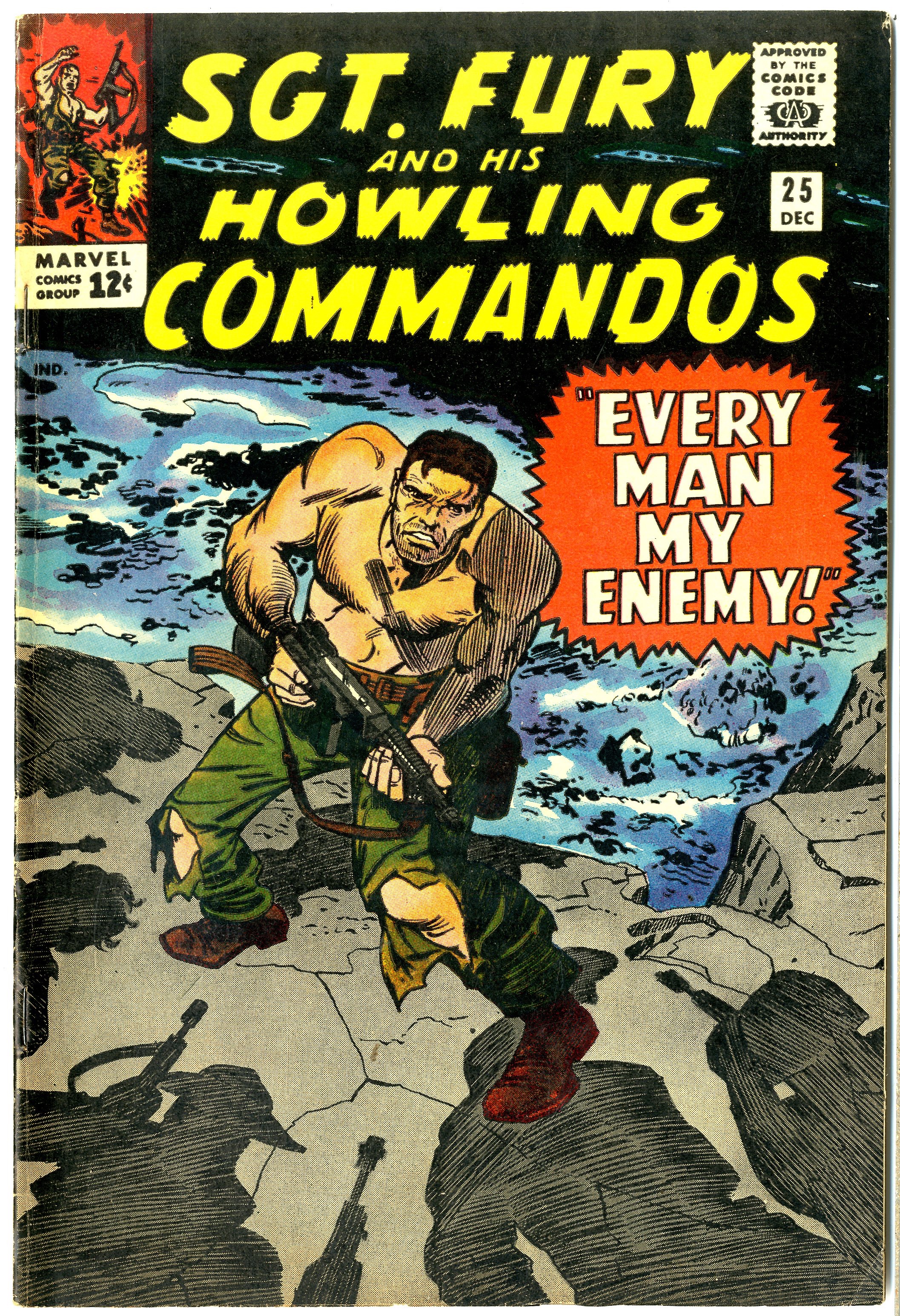 Enemy of man. Sgt. Fury and his Howling Commandos. Сержант Сламмер комикс. Воющие коммандос Марвел. A Howling man.