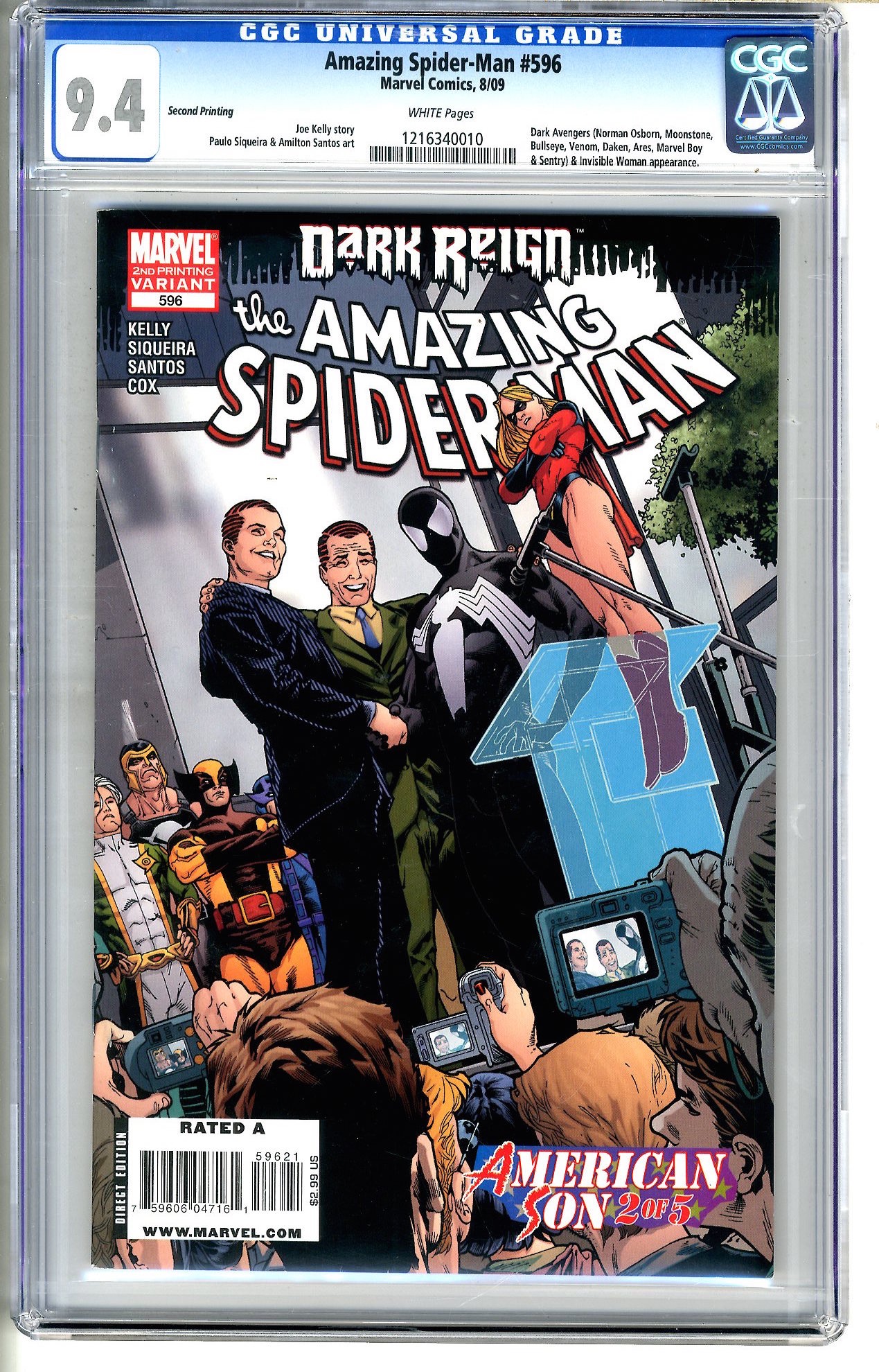 Amazing Spider-Man / Issue #596 | Comics Details | Four Color Comics, image size:1269x1980