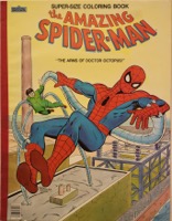 Super-size Coloring Book Amazing Spider-man   1983 Unused &amp; Uncolored - Primary