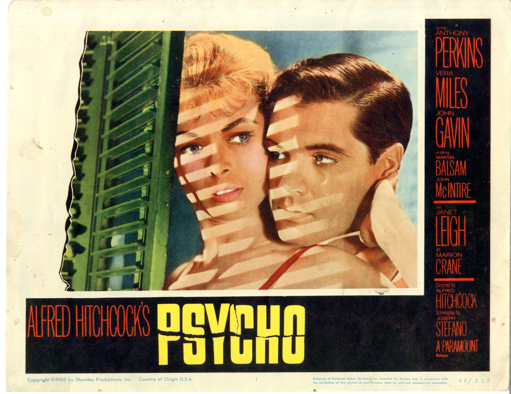 Psycho    1960      - Primary