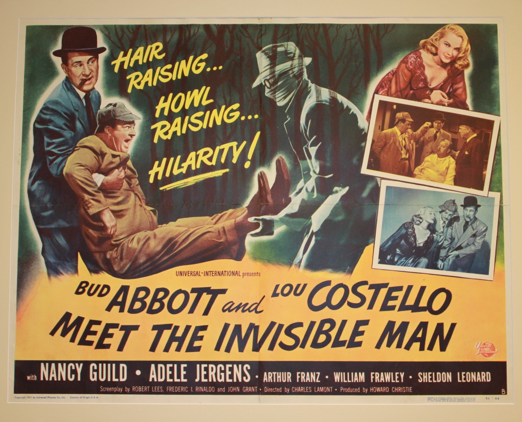 Abbott &amp; Costello Meet The Invisible Man 1951 - Primary