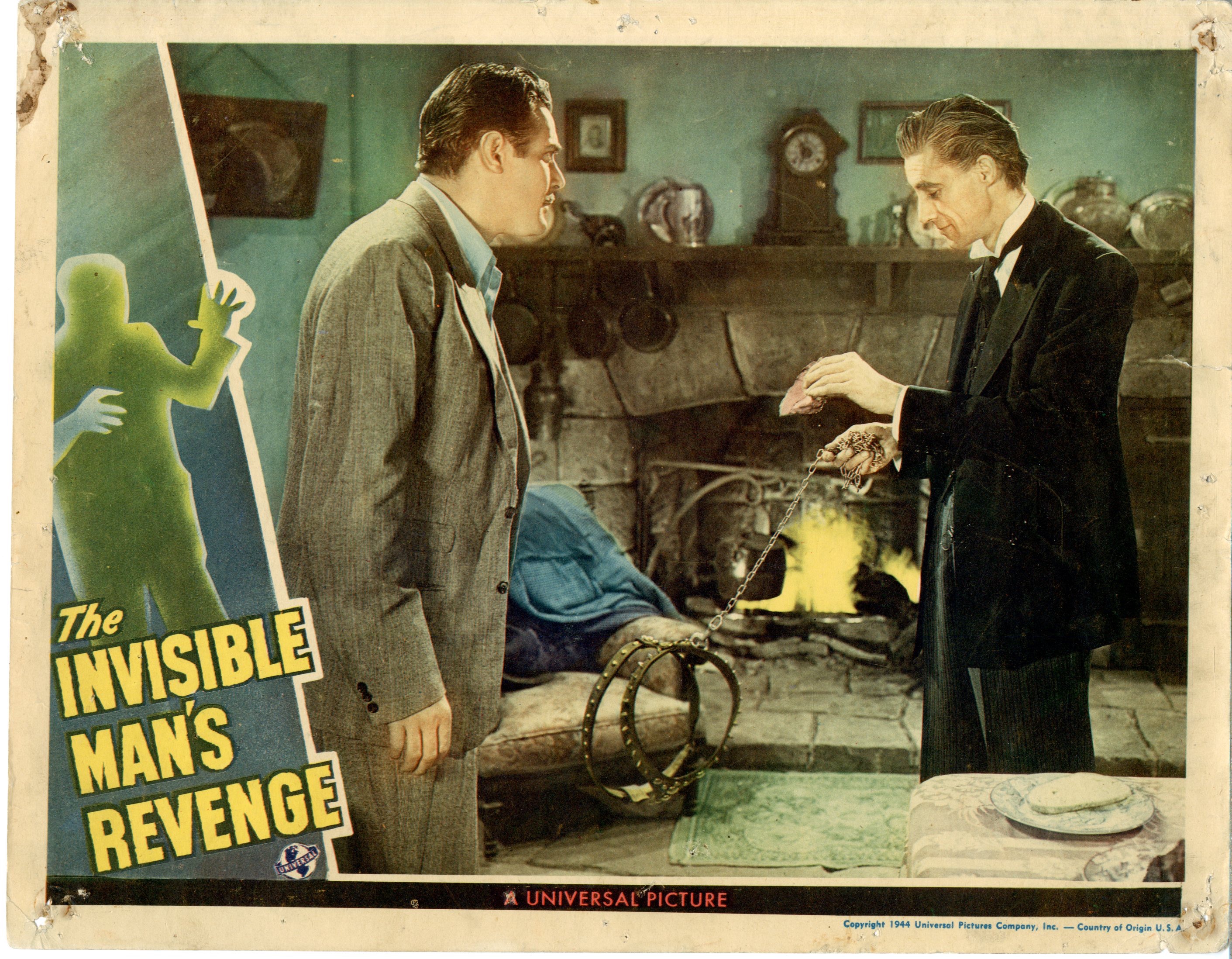Universal Horror: The Invisible Man's Revenge Movie Poster release 1944