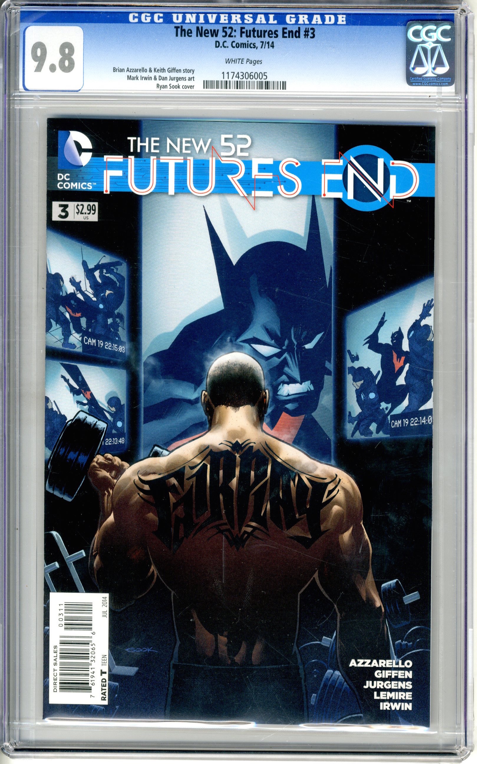 Мистер Террифик ДС. Futures end DC. Бэтмен будущего выпуск 3. New 52.