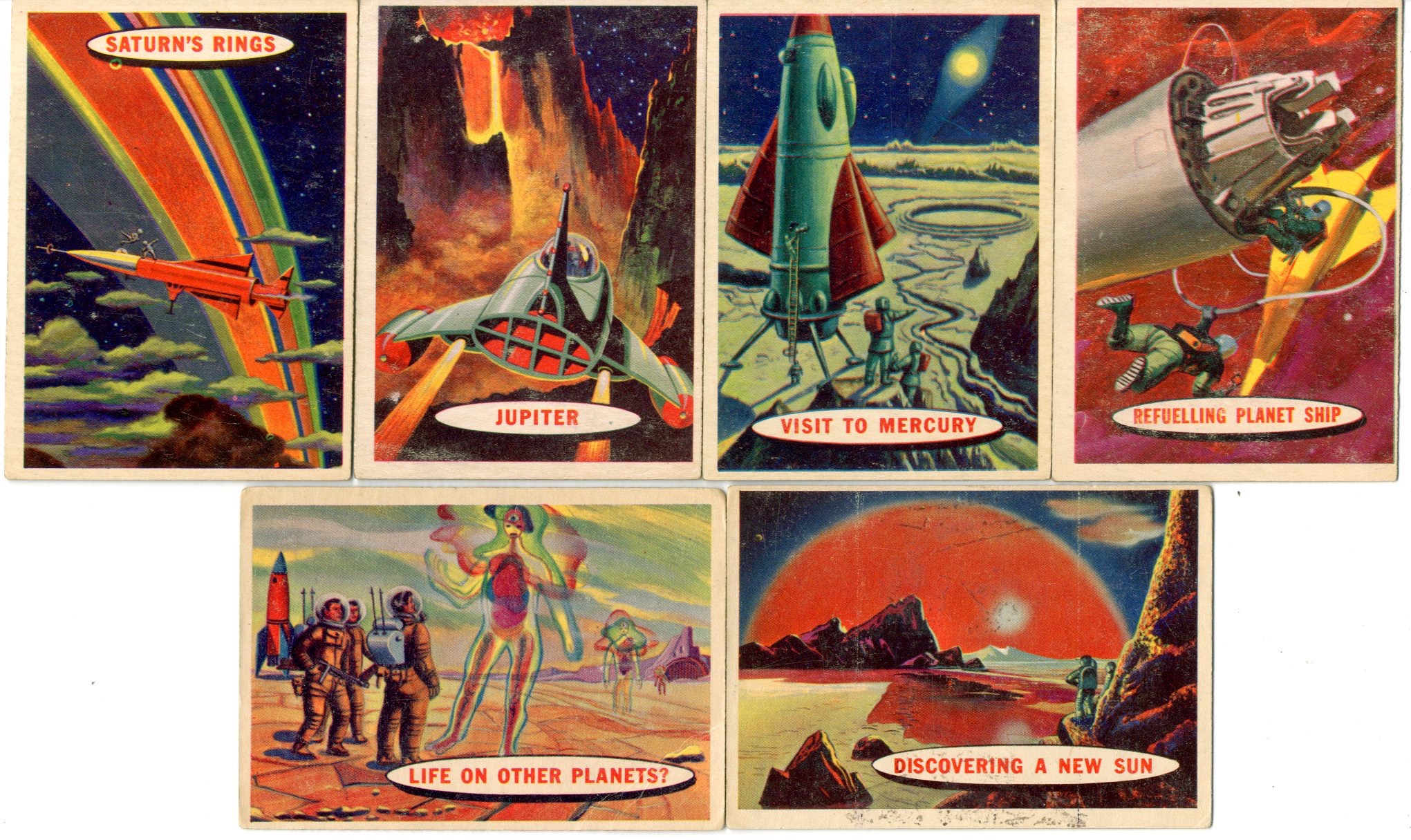 Topps Outer Space Trading Cards - 15922