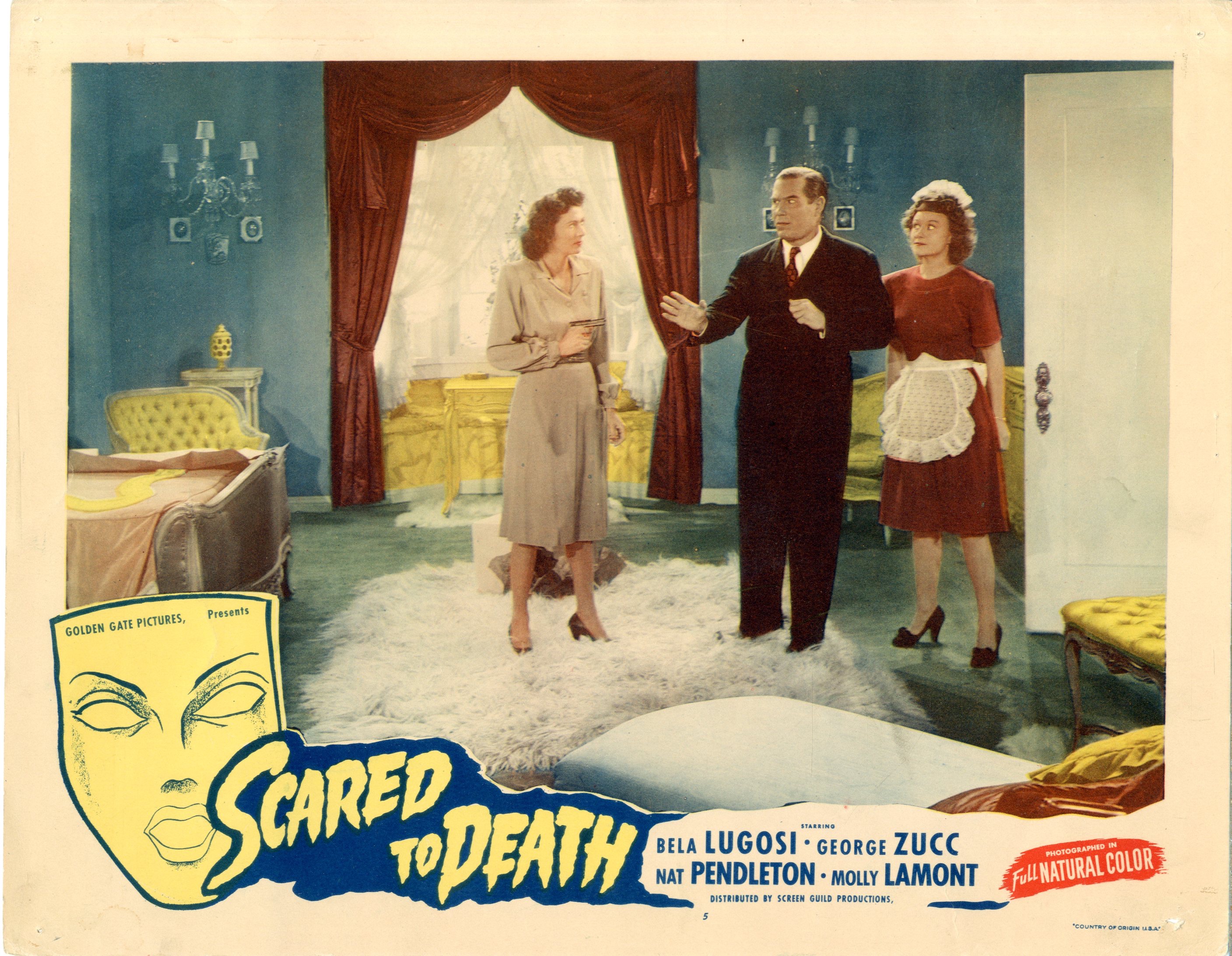 Scared To Death 1947 FINE Posters Details Four Color Comics