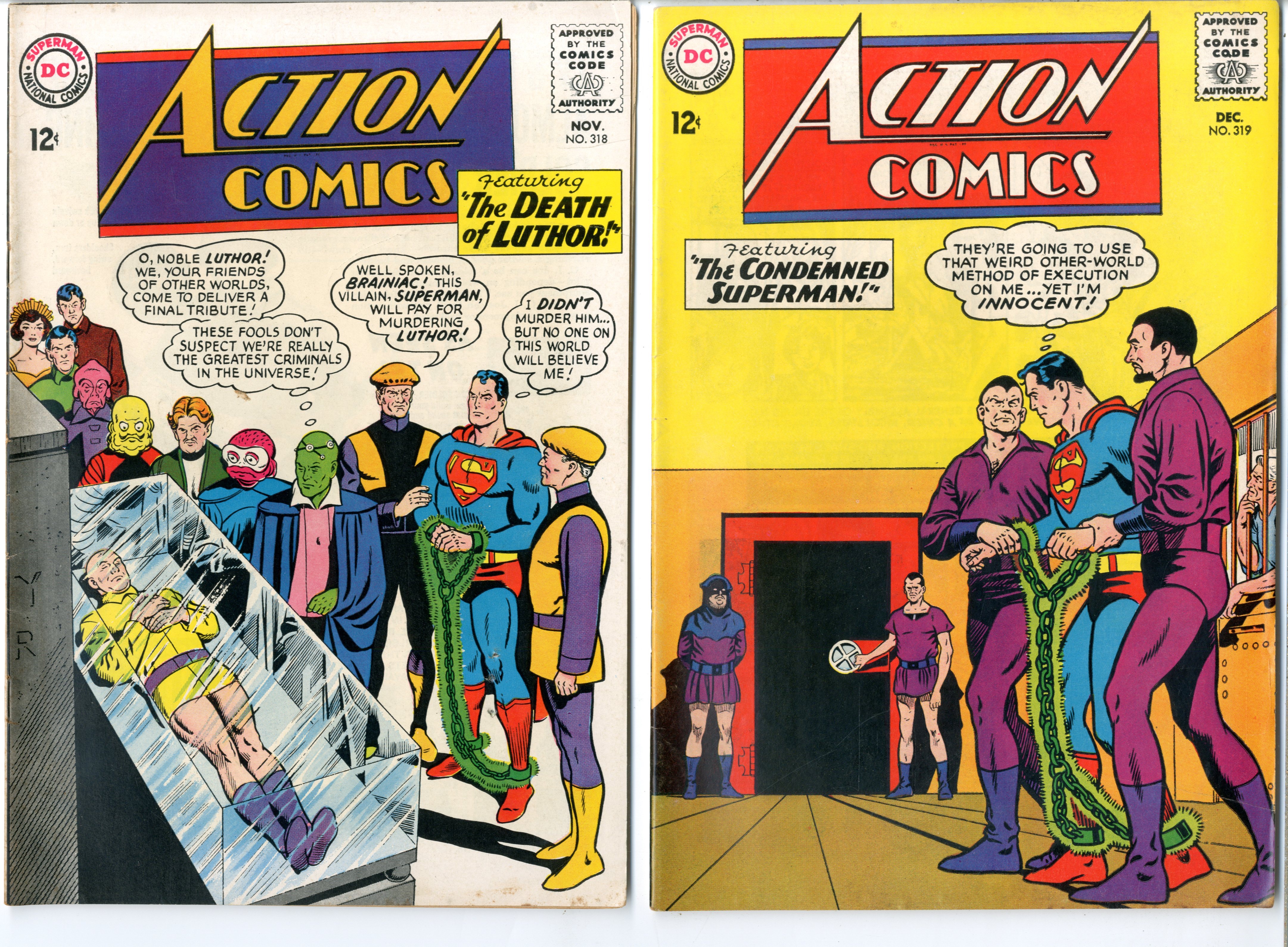 Action Comics    Lot Of 10 Books - 19837