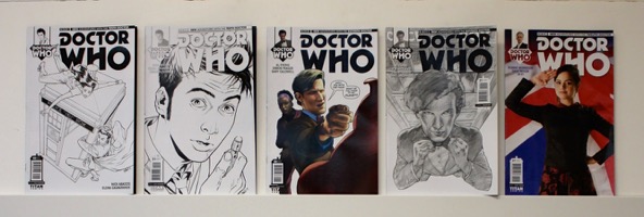 Doctor Who Dealer Incentive Covers   Lot Of 5 Books - Primary