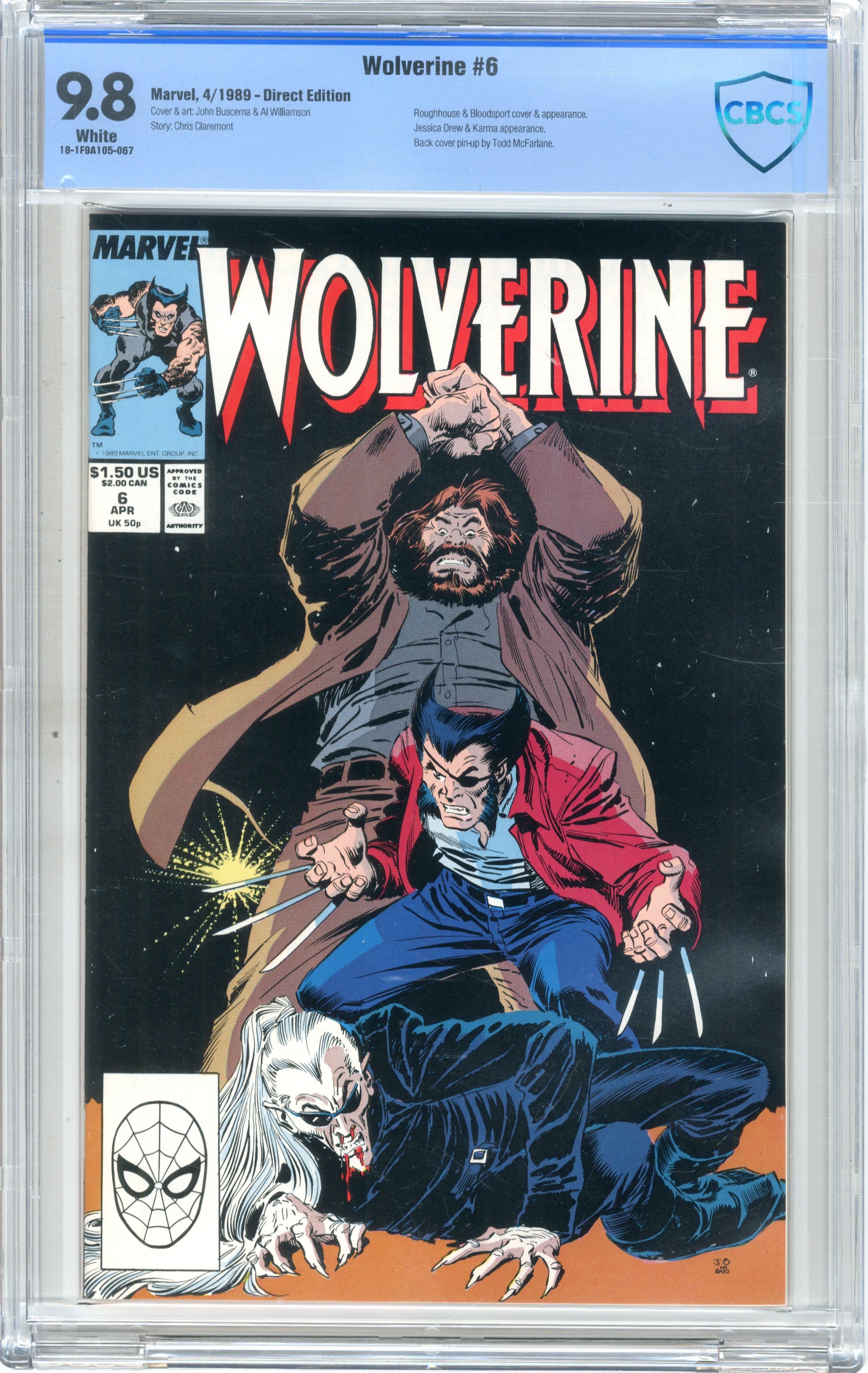 A MARVEL COMICS LIMITED SERIES WOLVERINE 4 DEC COMIC BOOK