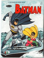 Batman- Whitman Coloring Book  1966 - Primary