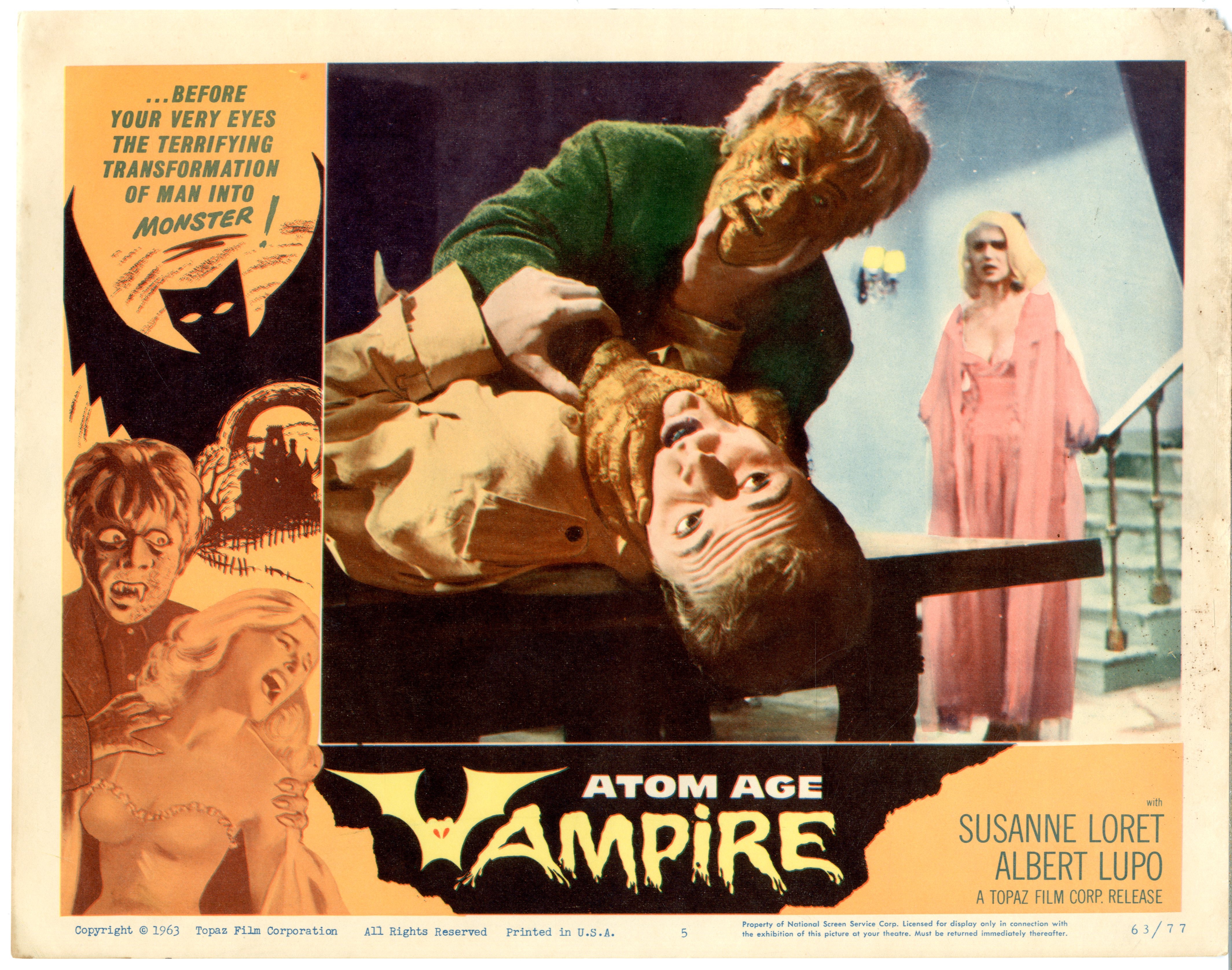Atom Age Vampire   1963 - 21998