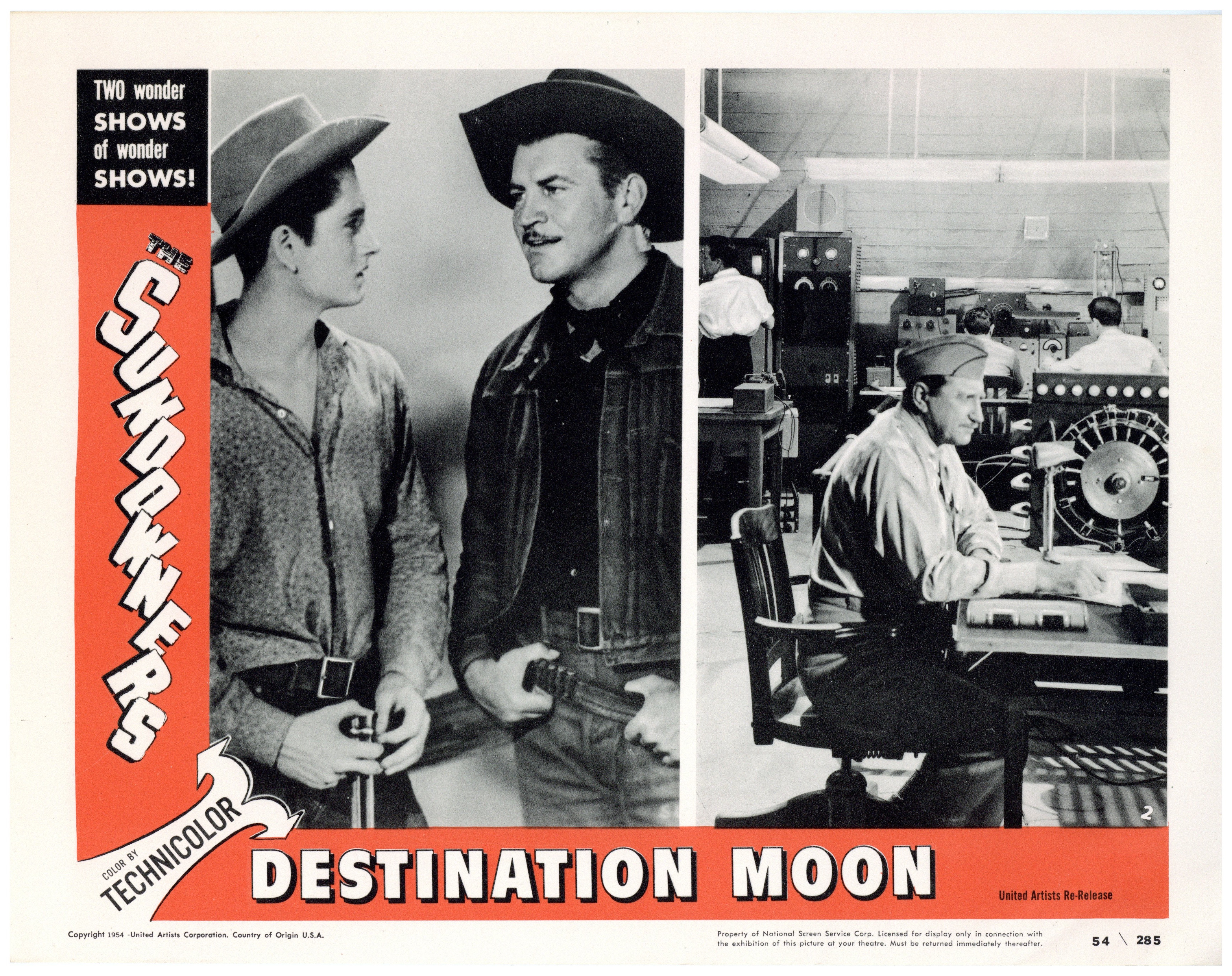 Destination Moon  &amp; The Sundowners 1954 - 24695