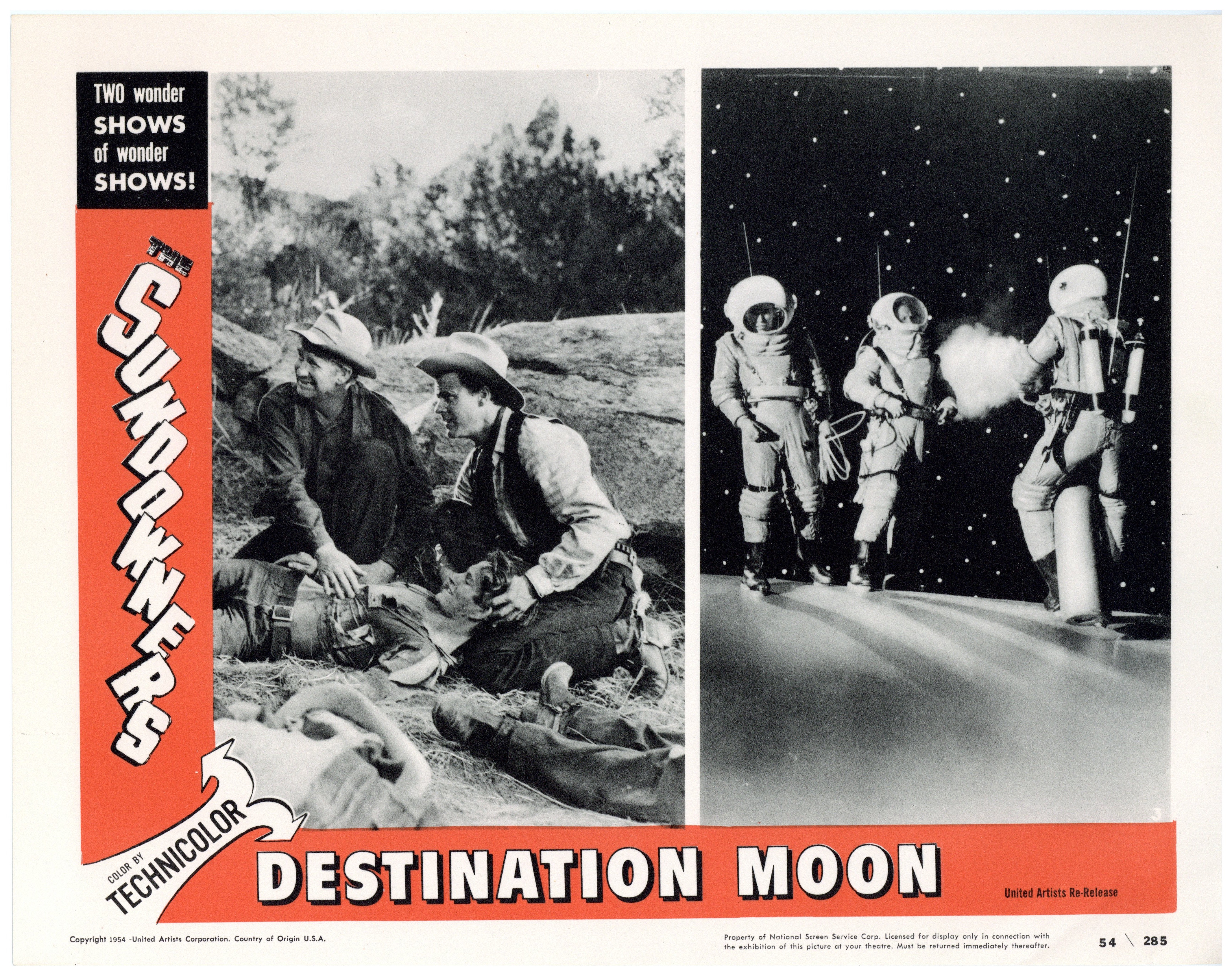 Destination Moon  &amp; The Sundowners 1954 - 24696