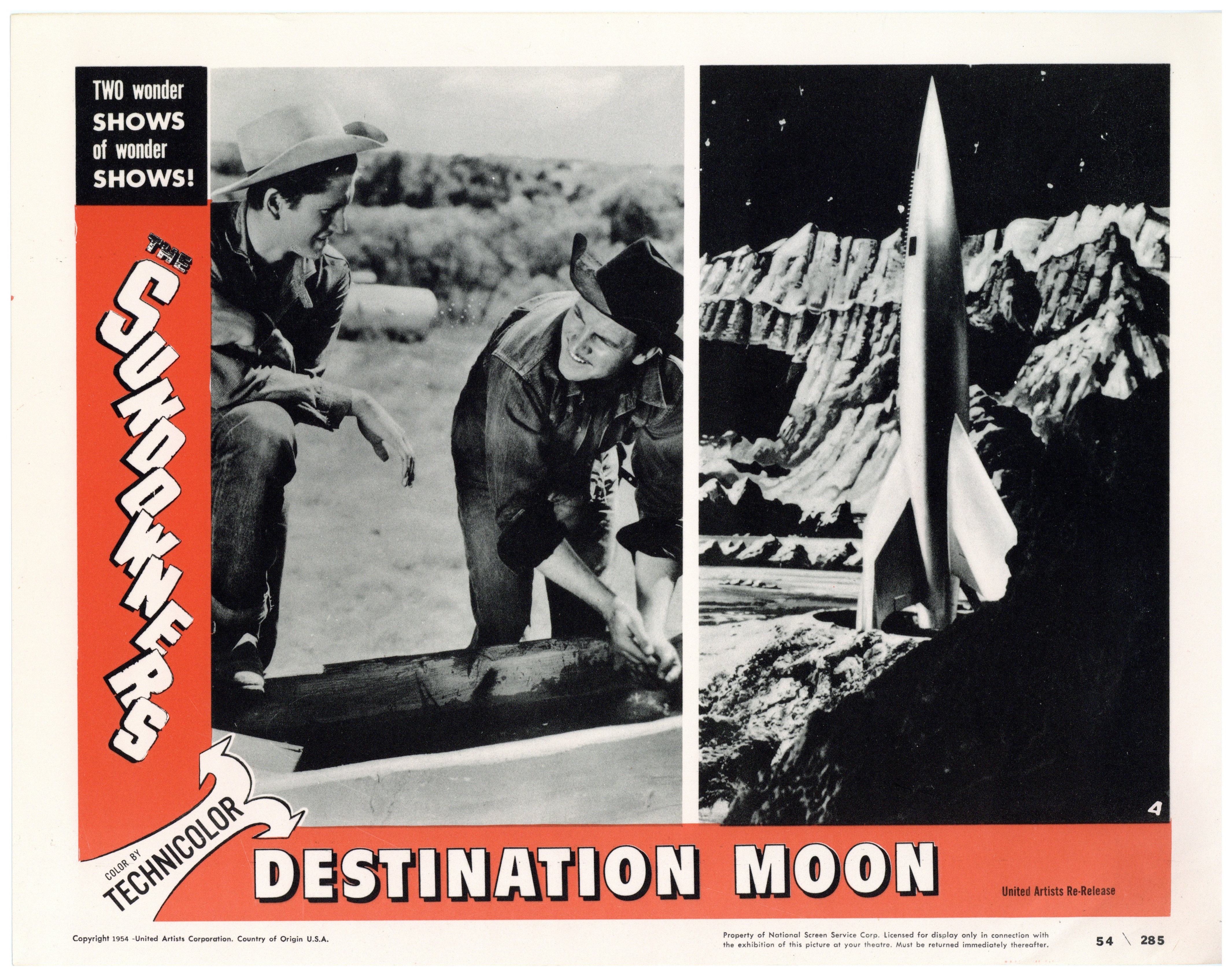 Destination Moon  &amp; The Sundowners 1954 - 24697