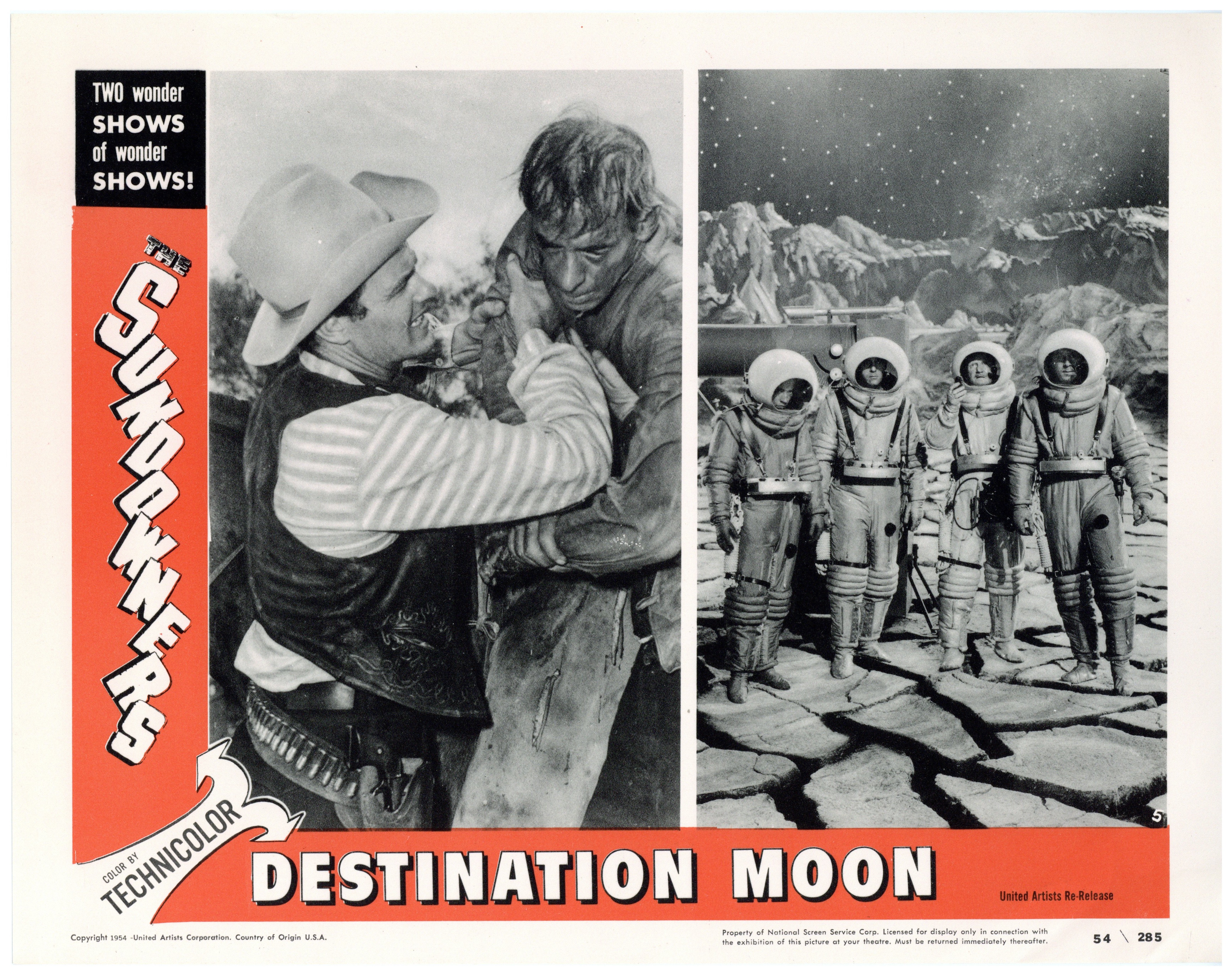 Destination Moon  &amp; The Sundowners 1954 - 24698