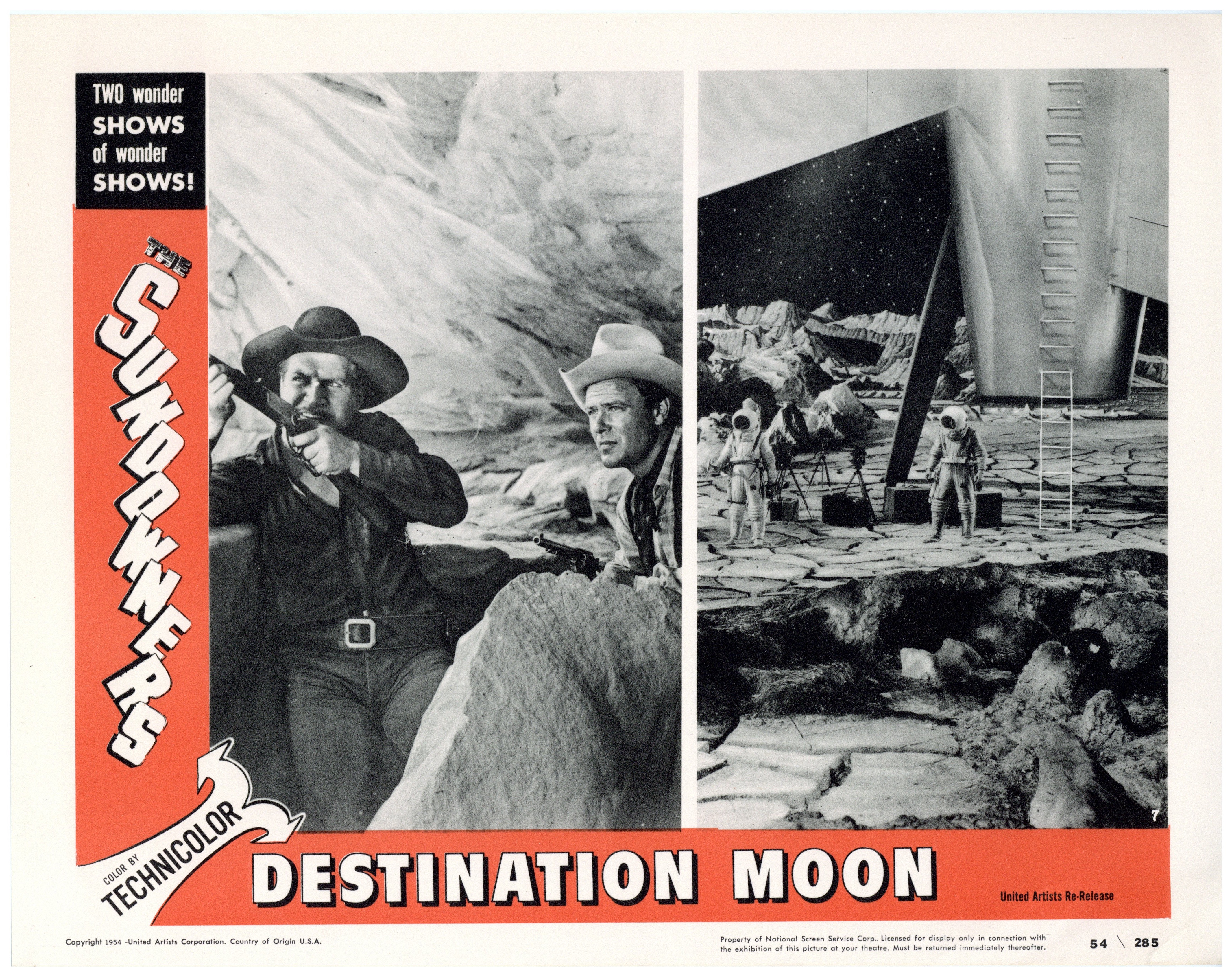 Destination Moon  &amp; The Sundowners 1954 - 24700