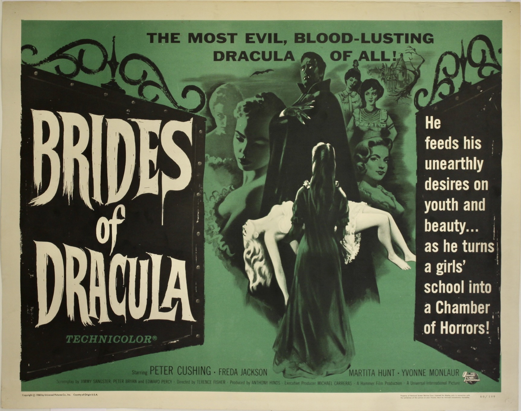Brides Of Dracula   1960 - Primary
