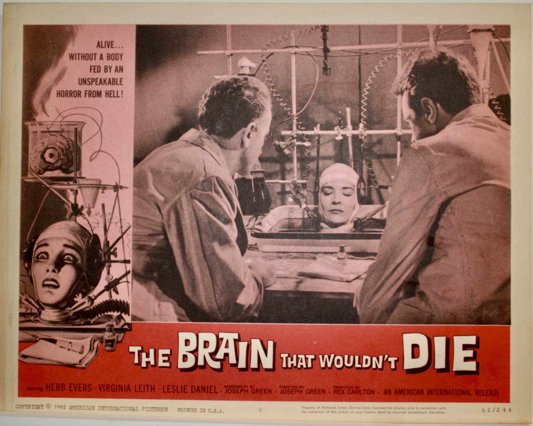 The Brain That Wouldn't Die 1962, Posters Details