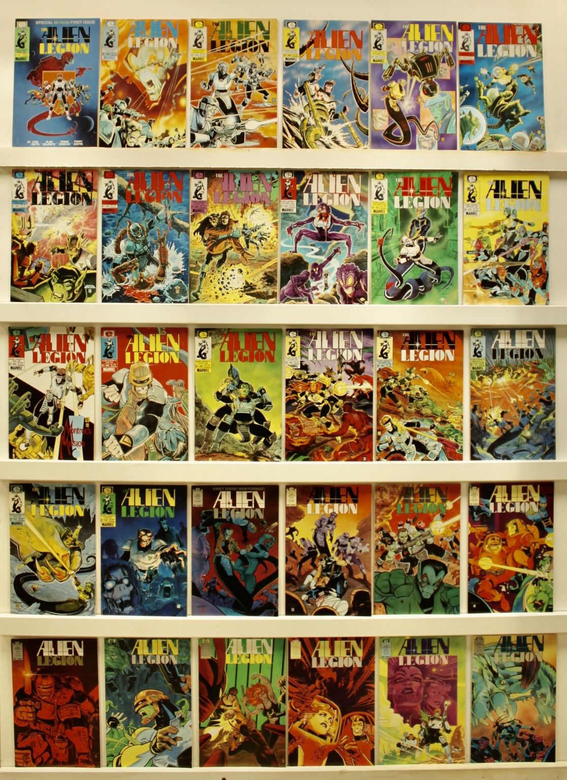 Alien Legion   Lot Of 38 Comics
 - Primary